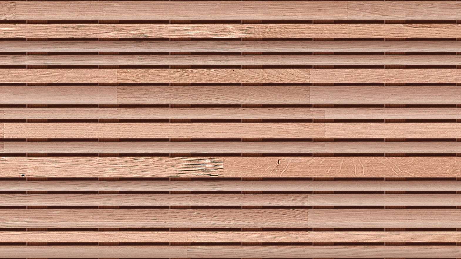 Lignotrend Commercial Acoustic Panels and Home Acoustic Panels in an Oak Staggered Pattern